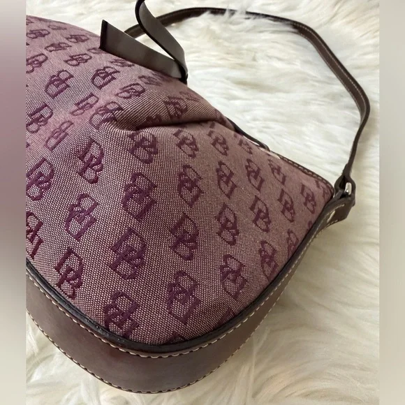 Dooney & Bourke Purple Shoulder Bag - Picture 5 of 10
